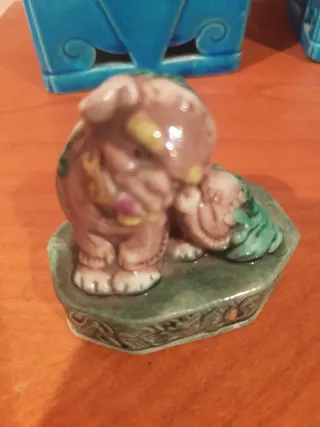 Figura  oriental leon, dragon o perro Foo