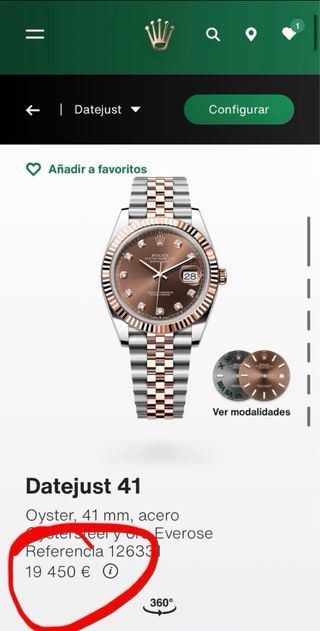 Rolex Datejust 41mm Esfera Chocolate Con Diamantes