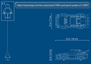 LEGO 76897 Speed Audi Quattro, usado completo