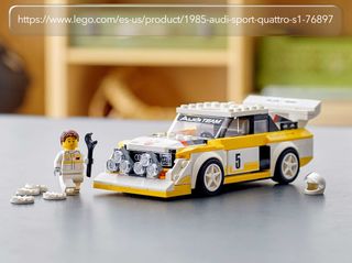 LEGO 76897 Speed Audi Quattro, usado completo