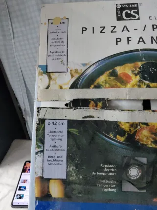 Paellera Eléctrica con Tapa de Cristal