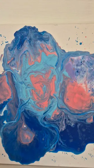 Quadro astratto acrilico