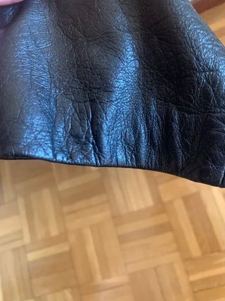 Chaqueta de cuero vintage de hombre