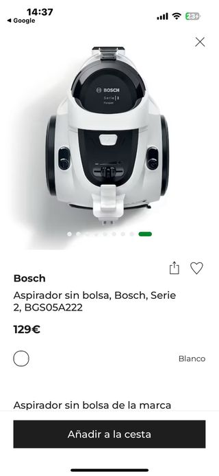 Aspiradora Bosch Serie 2 BGS05A222