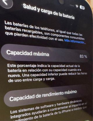 iPhone 14 Pro blanco y plata, como nuevo.