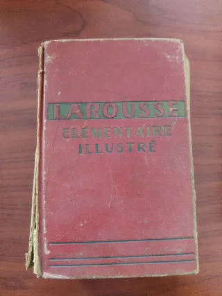 Lote libros francés, diccionarios y otras cosas