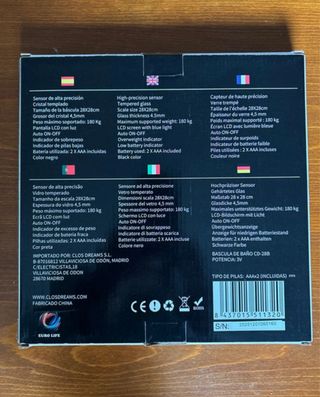 Báscula Digital Euro Life