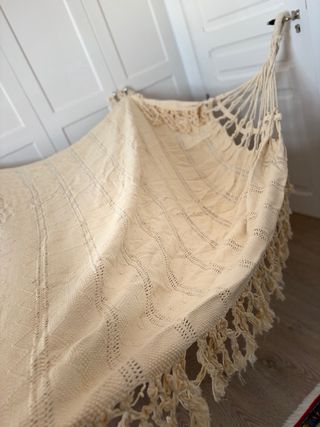 Hamaca doble algodón trenzado Brasil