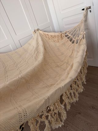 Hamaca doble algodón trenzado Brasil