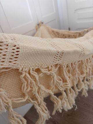 Hamaca doble algodón trenzado Brasil