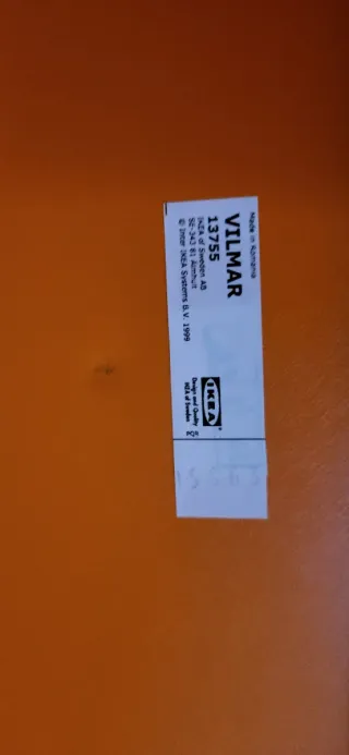 Silla de escritorio naranja Ikea