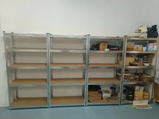 Estantería metálica para almacén 90*40*180cm.