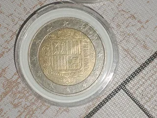 Lotto di 6 monete da 2 euro da collezione