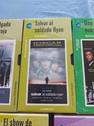 Lote 7 Cintas VHS Películas Clásicas