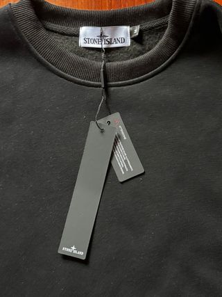 Sudadera Stone Island Negra Talla M