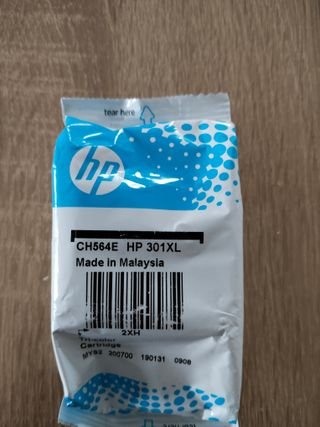 Cartucho Tinta HP 301XL Tricolor CH564E