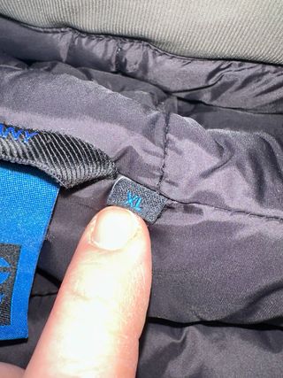 Giubbotto uomo XL marrone con cappuccio