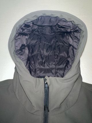 Giubbotto uomo XL marrone con cappuccio