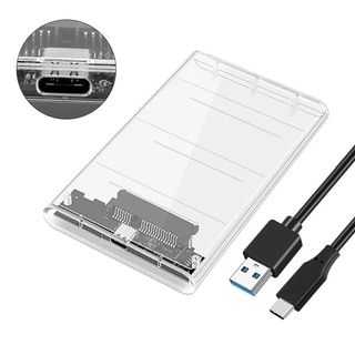 Caja Externa 2,5” para HDD/SSD SATA USB-C Portátil