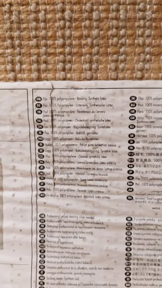 Alfombra Ikea Hampen beige