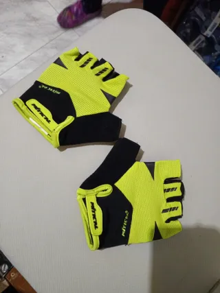 Guantes Mitic Gym/Bici Negro y Amarillo