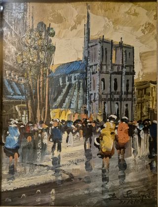 Dipinto, olio su tela, autore sconosciuto