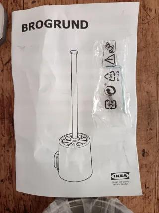 Scopino WC Ikea Brogrund Inox