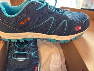 Zapatillas Trekking Niño Trollkids Azul/Turquesa