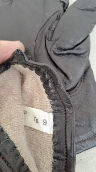 Guanti militari in pelle tg 9