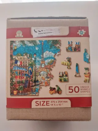 Puzzle Madera París 500+5 Piezas
