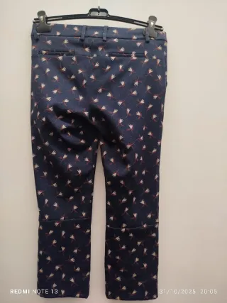 Pantaloni Marella cropped fantasia