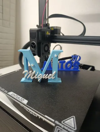 Nome em 3d MIGUEL