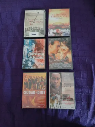 Lote 6 Películas Dvd y Blu-ray