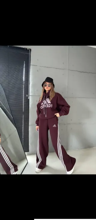 Chándal Adidas Mujer Marrón Bordado