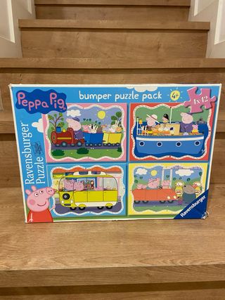 4 Puzzles Peppa Pig de 42 piezas