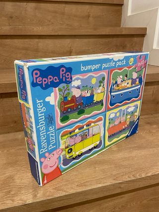 4 Puzzles Peppa Pig de 42 piezas