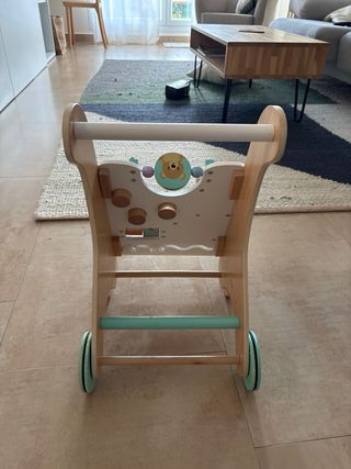 Carrito Andador Bebé Madera multiactividades