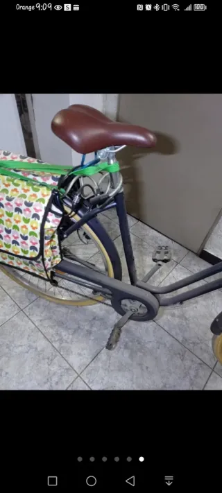 Bicicleta de paseo con cesta