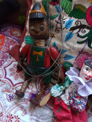 Lote marionetas antiguas