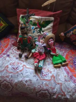 Lote marionetas antiguas