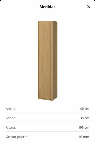 Armario baño madera ÄNGSJÖN