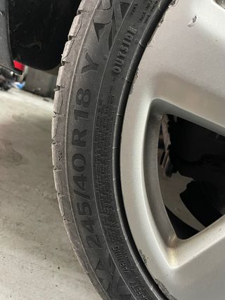 Ruedas Audi A6 245/55 R18 93Y Continental Premium