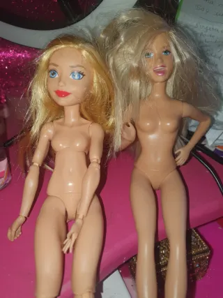 Muñecas rubias articuladas