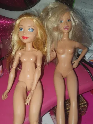 Muñecas rubias articuladas