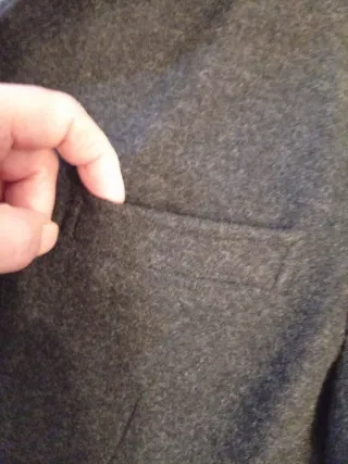 Chaqueta dos cuartos negra