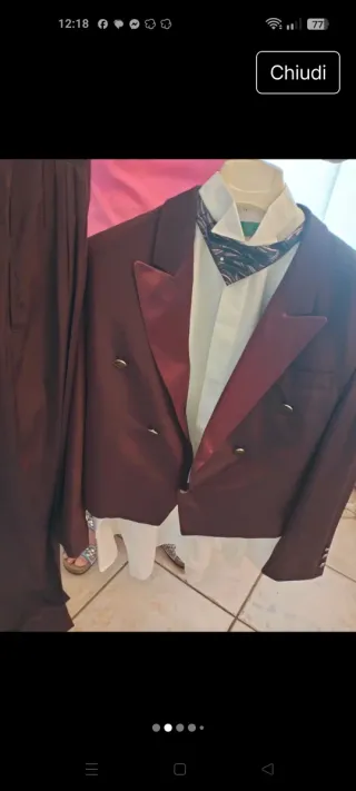 Abito da sposo completo