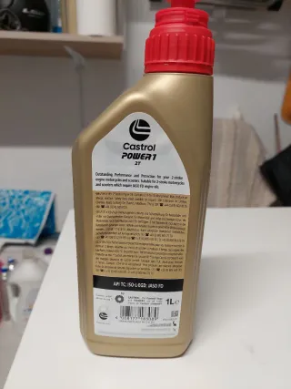 Aceite Castrol Power 1 2T 1L Moto