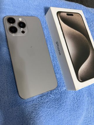 iPhone 15 Pro Max 256GB Natural Titanium + Funda