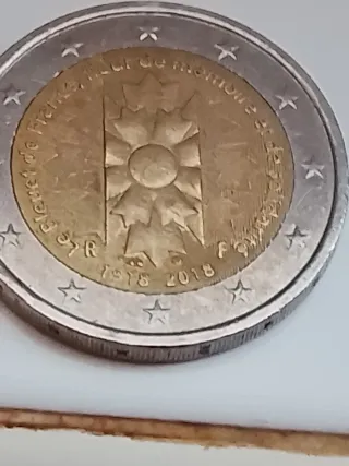 Moneta commemorativa 2 euro Francia 2018