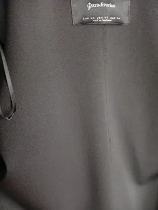 Abrigo de ante negro